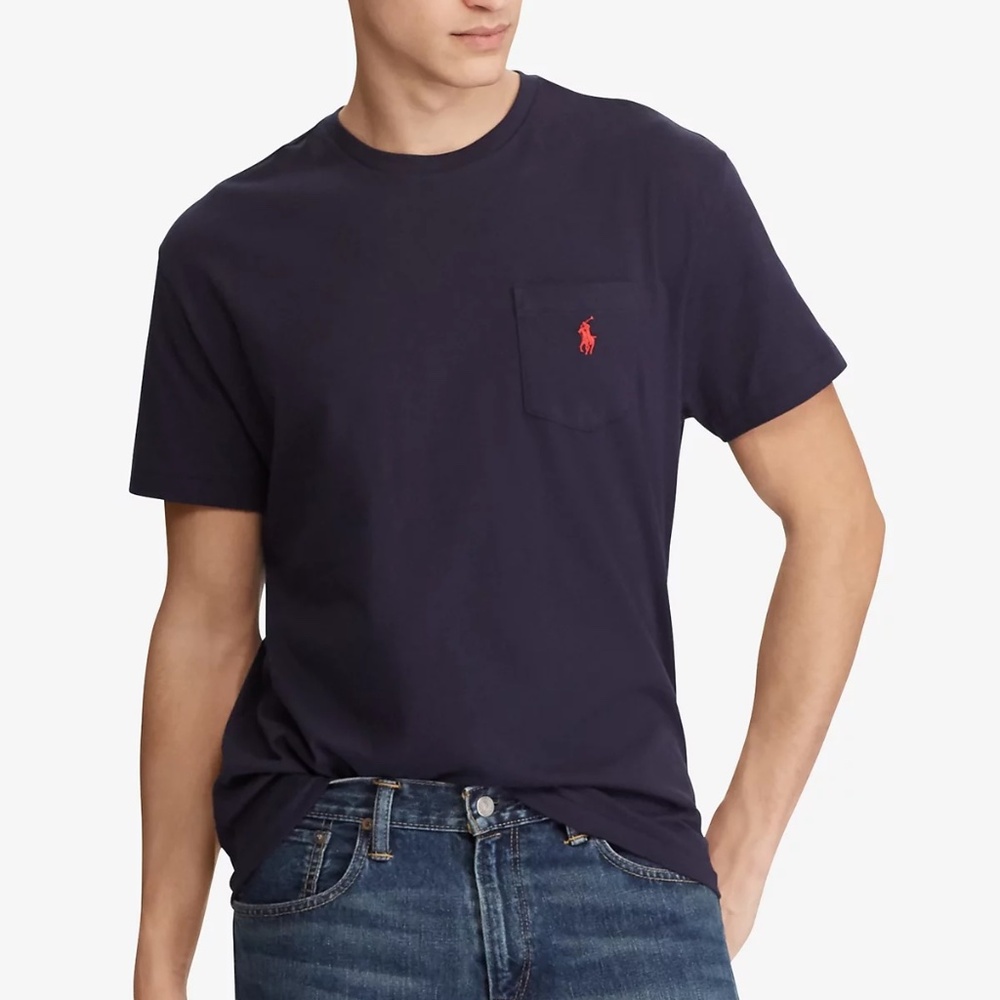 Polo Ralph Lauren Men's Classic Fit Crew Neck Pocket T-Shirt (XL)